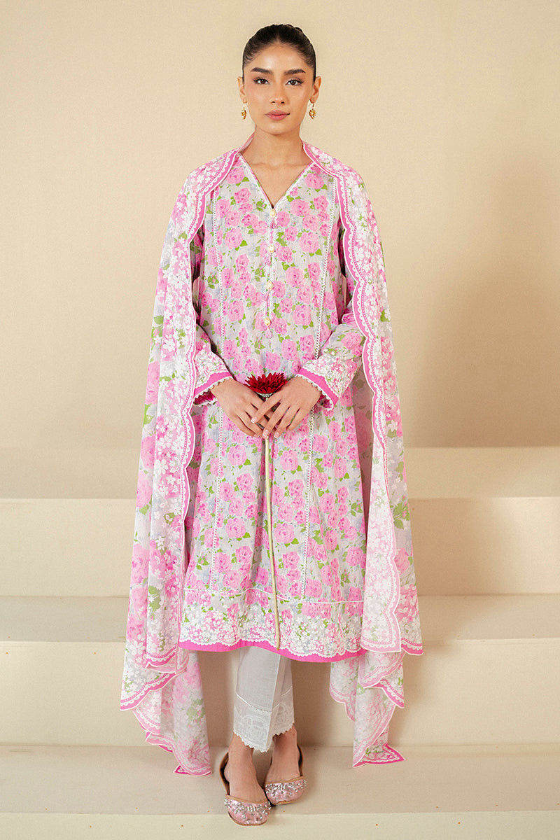 Cross Stitch | Daily Lawn 24 | FLORAL WIND-3 PIECE LAWN SUIT by Cross Stitch - House of Maryam