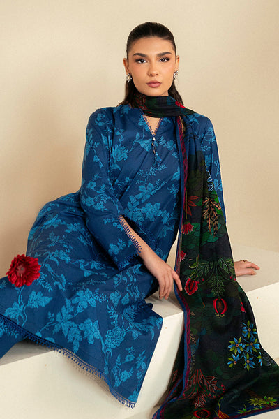 Cross Stitch | Daily Lawn 24 | TEAL OAKLEY-3 PIECE LAWN SUIT -  Cross Stitch Casuals - Original Designer Dress - House of Maryam