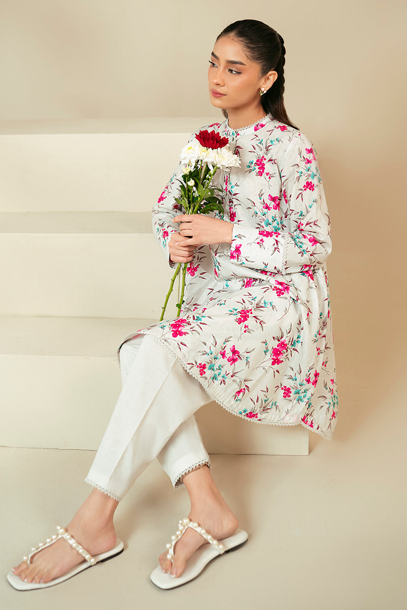 Cross Stitch | Daily Lawn 24 | FOGGY DEW-2 PIECE LAWN SUIT -  Cross Stitch Casuals - Original Designer Dress - House of Maryam