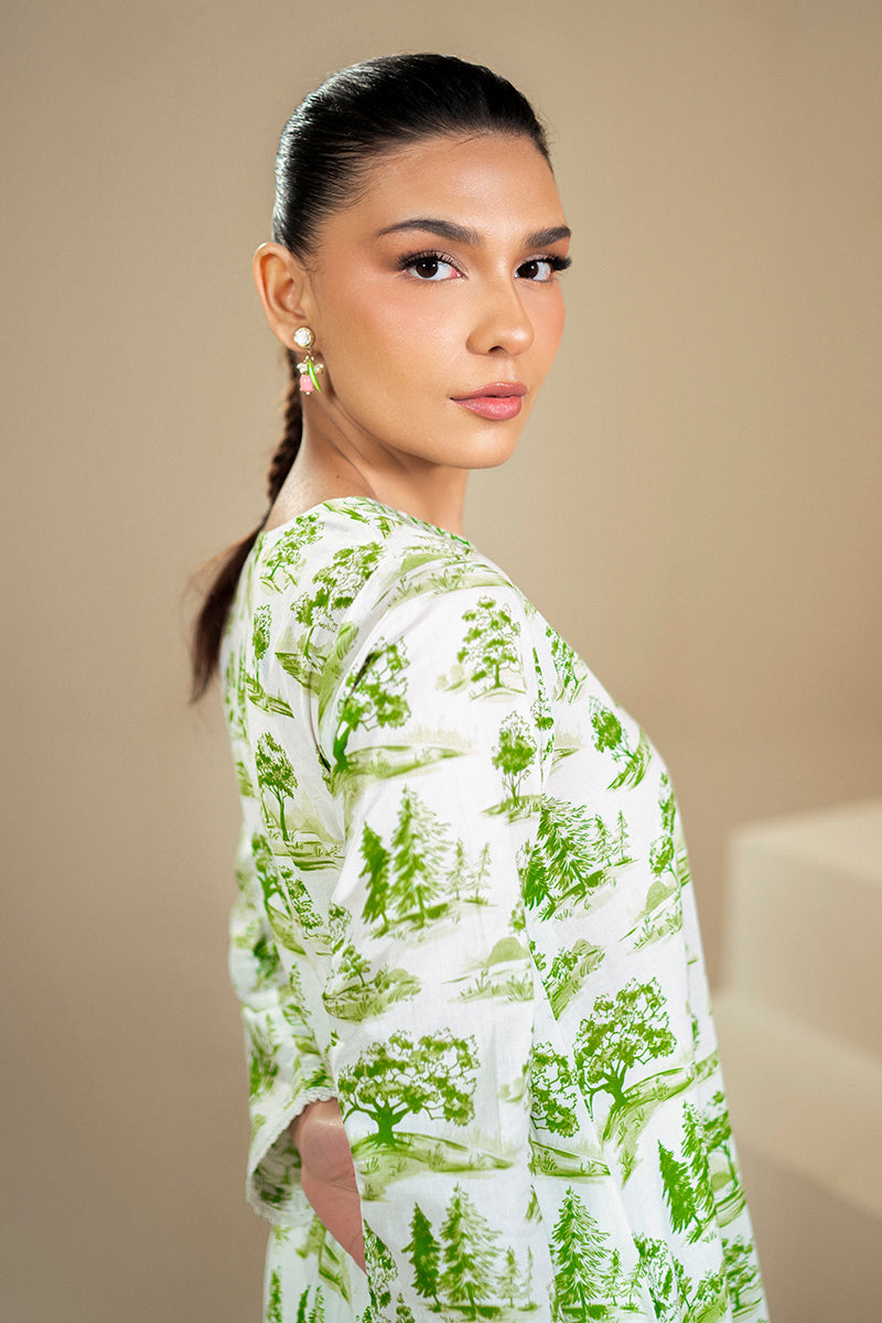 Cross Stitch | Daily Lawn 24 | MYSTIC FOREST-2 PIECE LAWN SUIT -  Cross Stitch Casuals - Original Designer Dress - House of Maryam