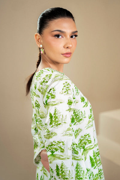 Cross Stitch | Daily Lawn 24 | MYSTIC FOREST-2 PIECE LAWN SUIT -  Cross Stitch Casuals - Original Designer Dress - House of Maryam