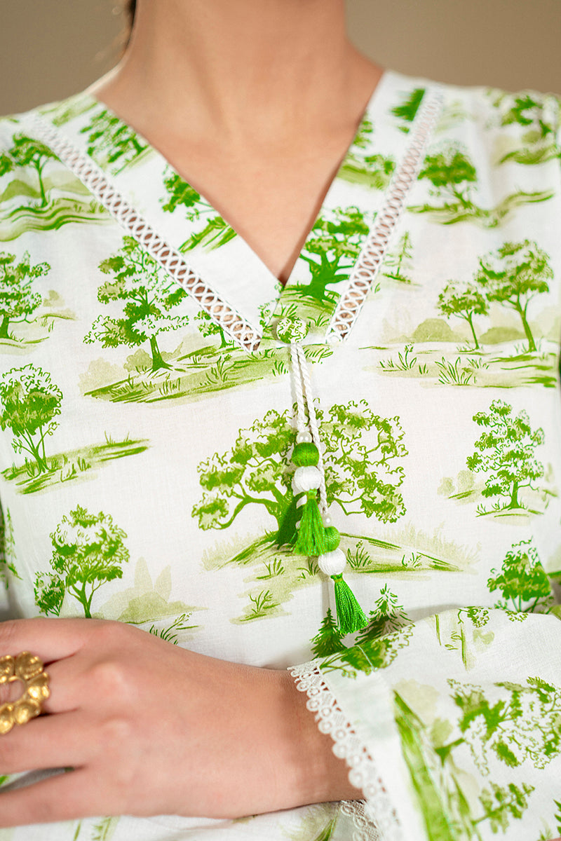 Cross Stitch | Daily Lawn 24 | MYSTIC FOREST-2 PIECE LAWN SUIT -  Cross Stitch Casuals - Original Designer Dress - House of Maryam