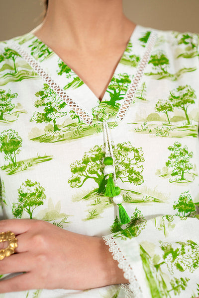 Cross Stitch | Daily Lawn 24 | MYSTIC FOREST-2 PIECE LAWN SUIT -  Cross Stitch Casuals - Original Designer Dress - House of Maryam