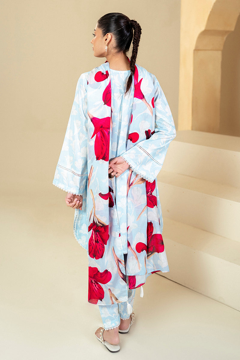 Cross Stitch | Daily Lawn 24 | TULIP GLAM-3 PIECE LAWN SUIT -  Cross Stitch Casuals - Original Designer Dress - House of Maryam