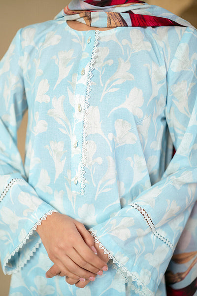 Cross Stitch | Daily Lawn 24 | TULIP GLAM-3 PIECE LAWN SUIT -  Cross Stitch Casuals - Original Designer Dress - House of Maryam