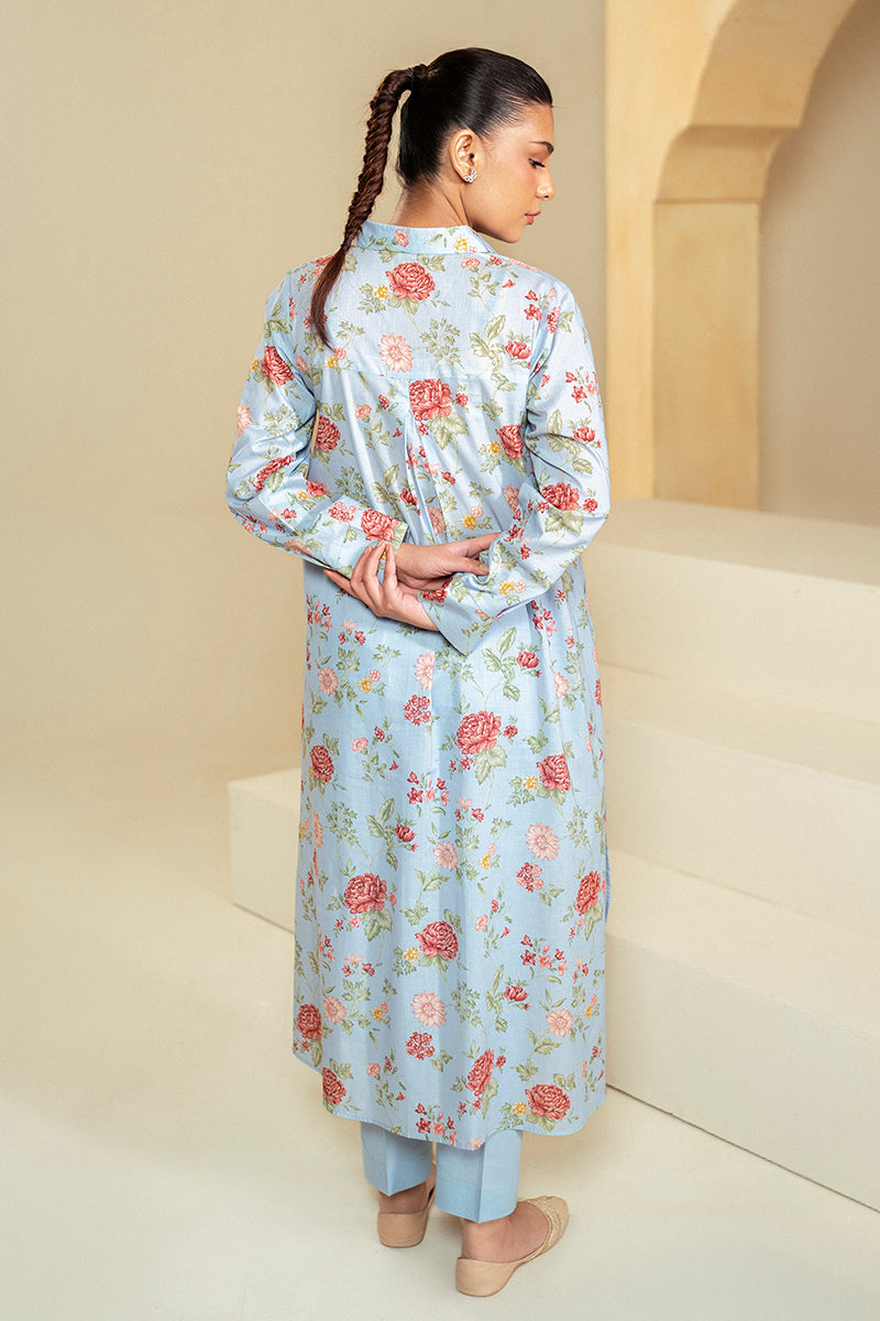 Cross Stitch | Daily Lawn 24 | CHAMBRAY DREAM-2 PIECE LAWN SUIT by Cross Stitch - House of Maryam