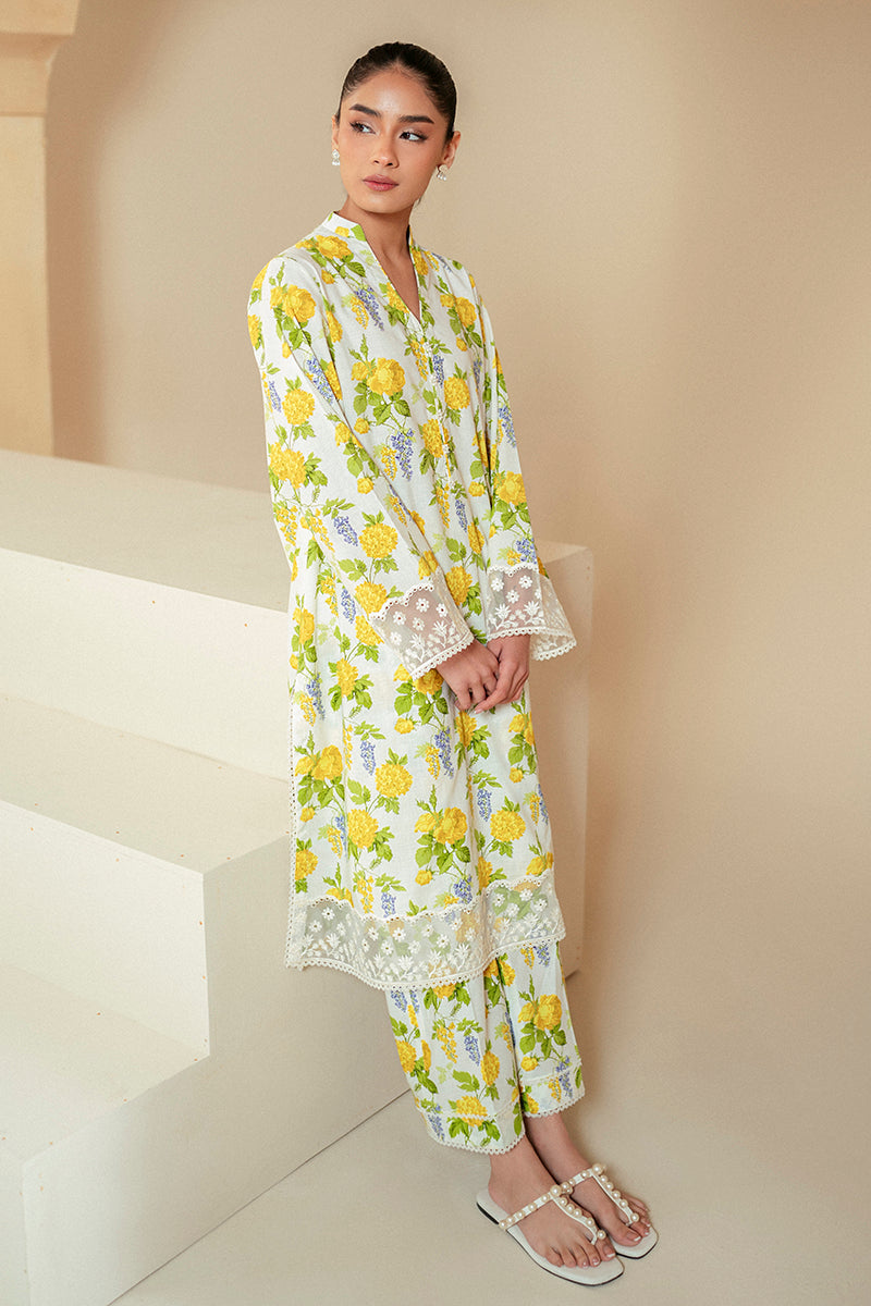 Cross Stitch | Daily Lawn 24 | SOFT HYDRANGEA-2 PIECE LAWN SUIT -  Cross Stitch Casuals - Original Designer Dress - House of Maryam