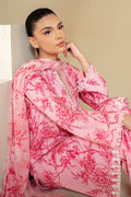 Cross Stitch | Daily Lawn 24 | SHADED PINK-3 PIECE LAWN SUIT by Designer Cross Stitch - House of Maryam - Pakistani Designer Ethnic Wear in {{ shop.shopifyCountryName }}