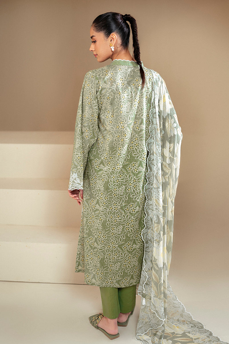 Cross Stitch | Daily Lawn 24 | SAGE BREEZE-3 PIECE LAWN SUIT by Cross Stitch - House of Maryam