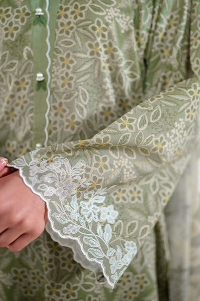 Cross Stitch | Daily Lawn 24 | SAGE BREEZE-3 PIECE LAWN SUIT -  Cross Stitch Casuals - Original Designer Dress - House of Maryam