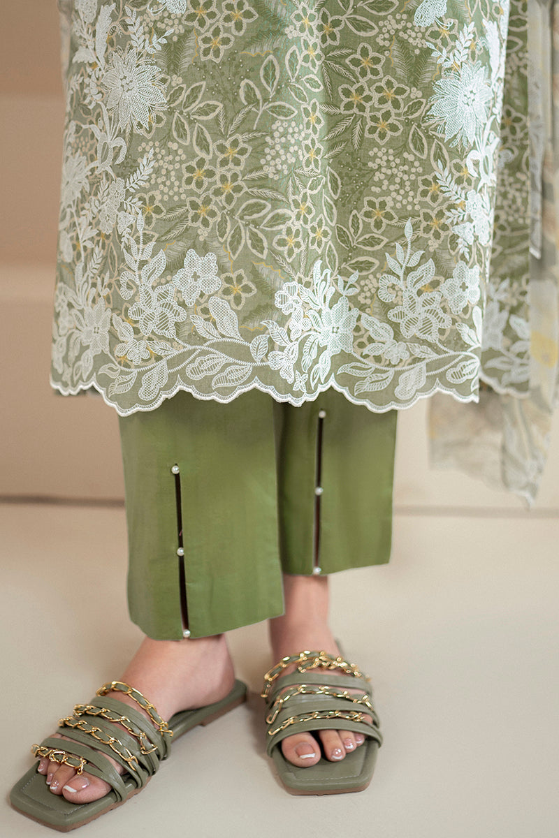 Cross Stitch | Daily Lawn 24 | SAGE BREEZE-3 PIECE LAWN SUIT -  Cross Stitch Casuals - Original Designer Dress - House of Maryam