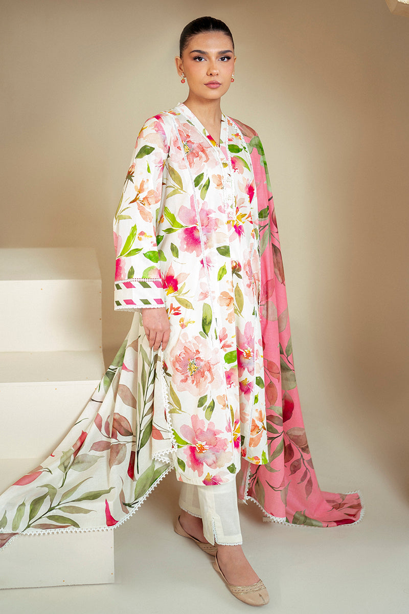 Cross Stitch | Daily Lawn 24 | HAZEL WILLOW-3 PIECE LAWN SUIT by Cross Stitch - House of Maryam