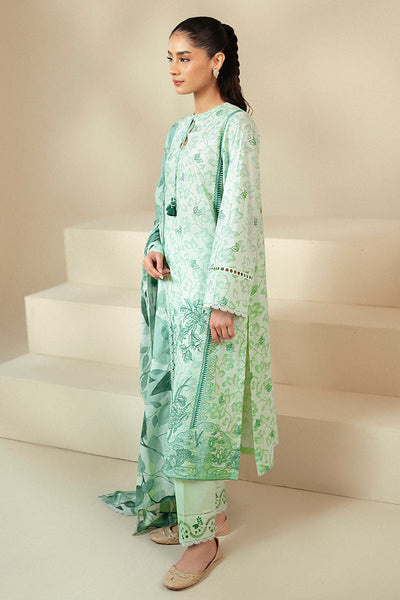 Cross Stitch | Daily Lawn 24 | MINTY MEADOW-3 PIECE LAWN SUIT -  Cross Stitch Casuals - Original Designer Dress - House of Maryam
