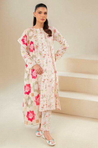 Cross Stitch | Daily Lawn 24 | CRYSTAL AURA-3 PIECE LAWN SUIT -  Cross Stitch Casuals - Original Designer Dress - House of Maryam