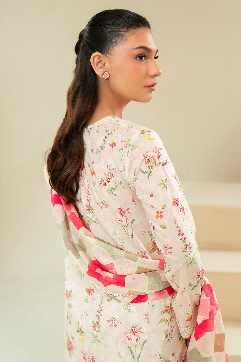 Cross Stitch | Daily Lawn 24 | CRYSTAL AURA-3 PIECE LAWN SUIT -  Cross Stitch Casuals - Original Designer Dress - House of Maryam