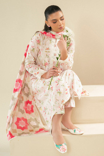 Cross Stitch | Daily Lawn 24 | CRYSTAL AURA-3 PIECE LAWN SUIT -  Cross Stitch Casuals - Original Designer Dress - House of Maryam