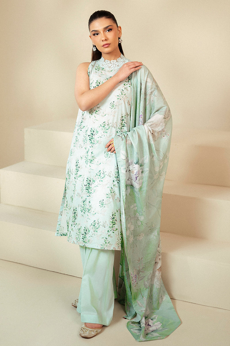 Cross Stitch | Daily Lawn 24 | ROSE GARLAND-3 PIECE LAWN SUIT -  Cross Stitch Casuals - Original Designer Dress - House of Maryam