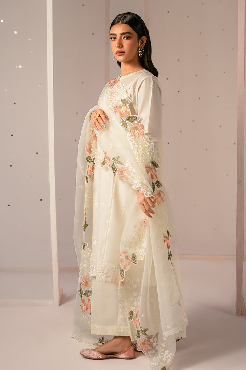 Cross Stitch | Mahiri Embroidered Collection 24 | MINTY MIST -  Cross Stitch Luxury - Original Designer Dress - House of Maryam