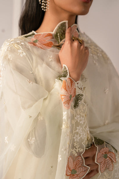 Cross Stitch | Mahiri Embroidered Collection 24 | MINTY MIST -  Cross Stitch Luxury - Original Designer Dress - House of Maryam