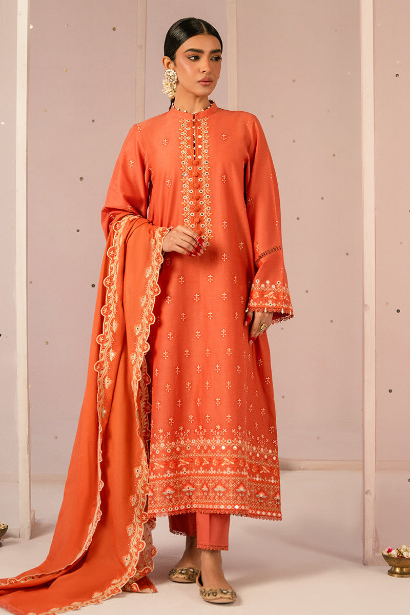 Cross Stitch | Mahiri Embroidered Collection 24 | RUSTIC NOIR -  Cross Stitch Luxury - Original Designer Dress - House of Maryam