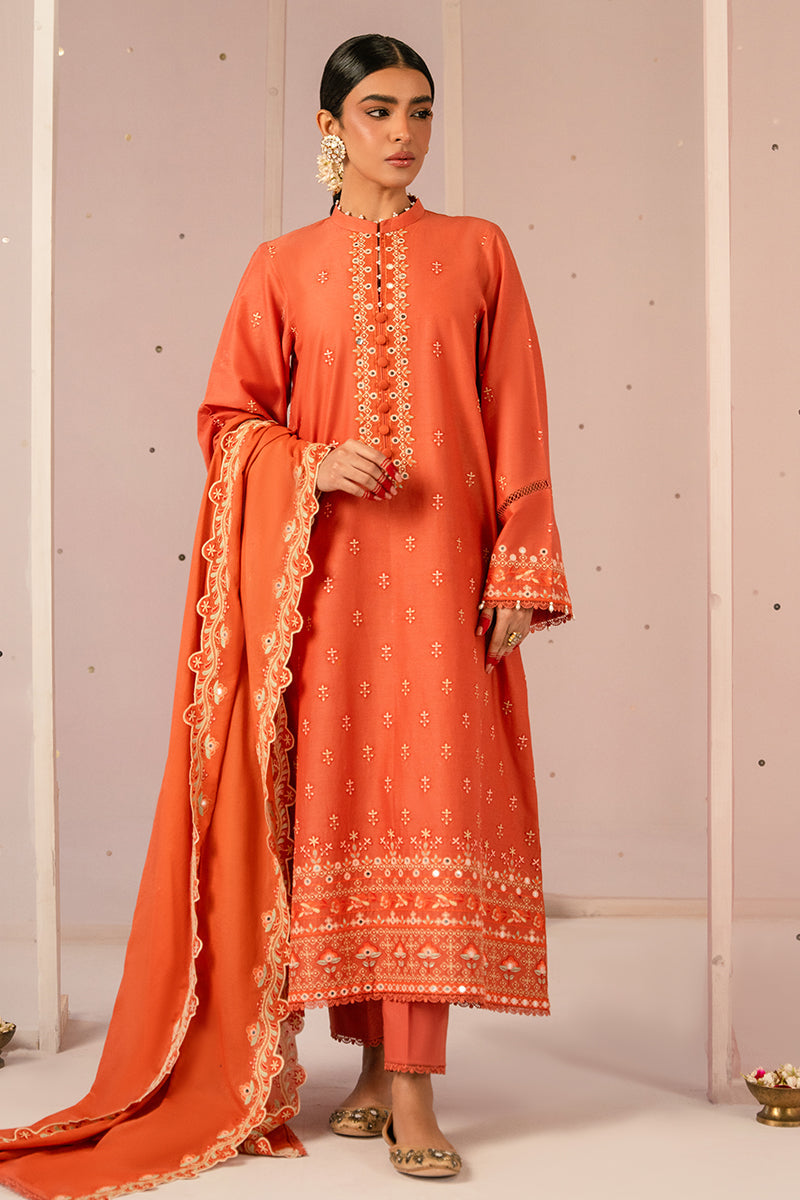 Cross Stitch | Mahiri Embroidered Collection 24 | RUSTIC NOIR -  Cross Stitch Luxury - Original Designer Dress - House of Maryam