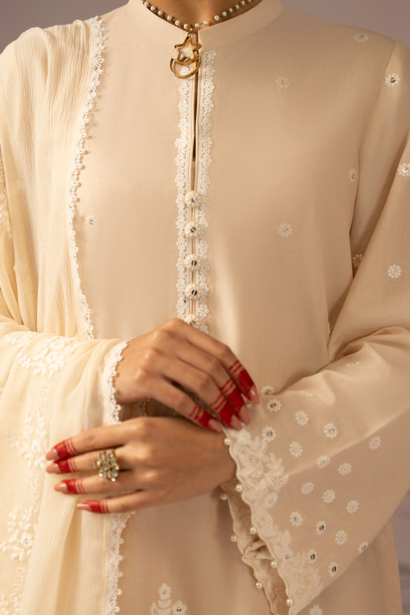Cross Stitch | Mahiri Embroidered Collection 24 | BLUSH PINK -  Cross Stitch Luxury - Original Designer Dress - House of Maryam