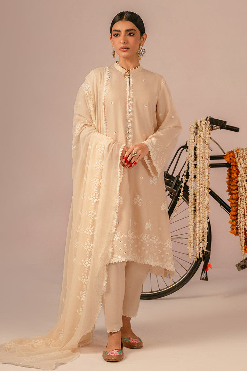 Cross Stitch | Mahiri Embroidered Collection 24 | BLUSH PINK -  Cross Stitch Luxury - Original Designer Dress - House of Maryam