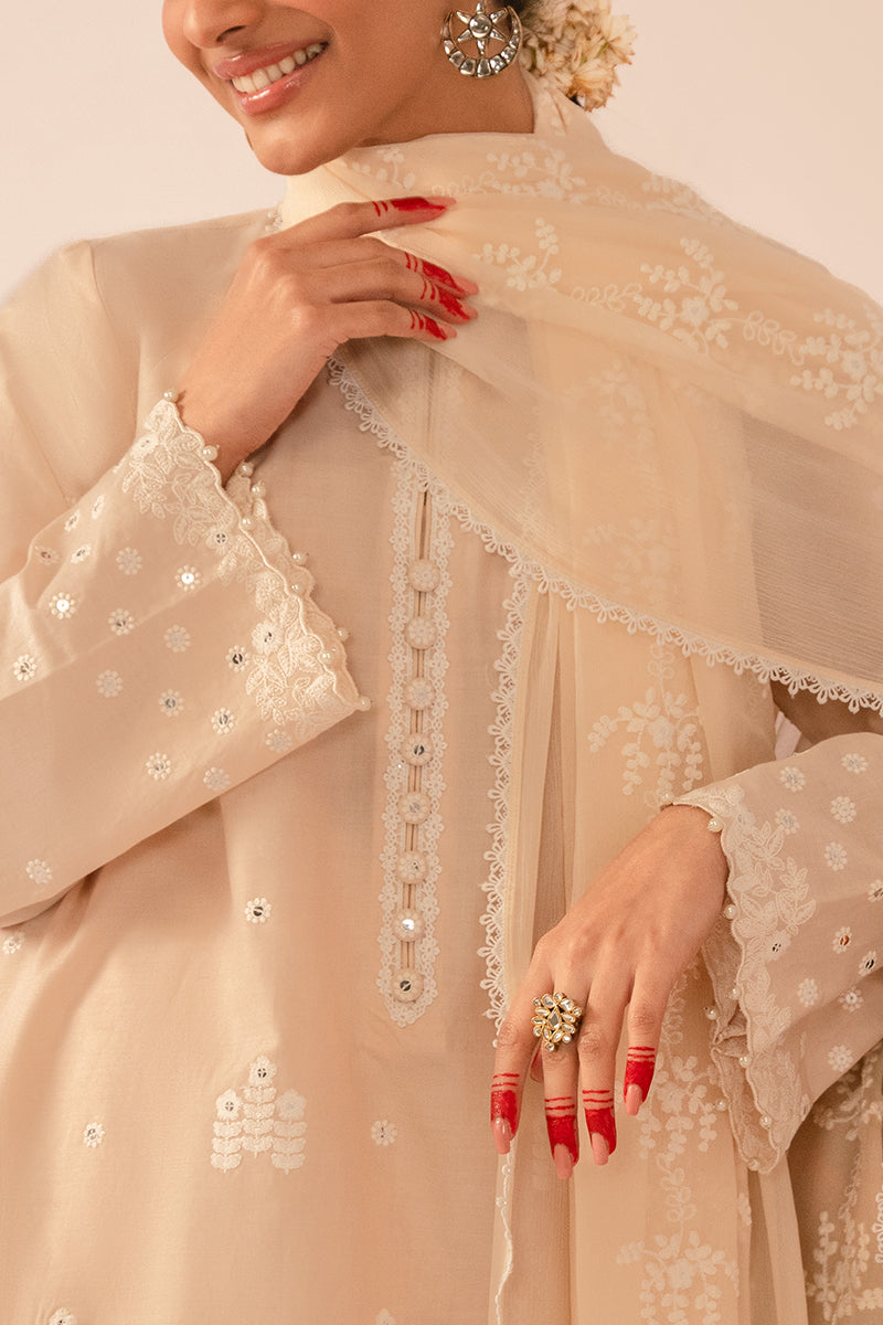 Cross Stitch | Mahiri Embroidered Collection 24 | BLUSH PINK by Cross Stitch - House of Maryam