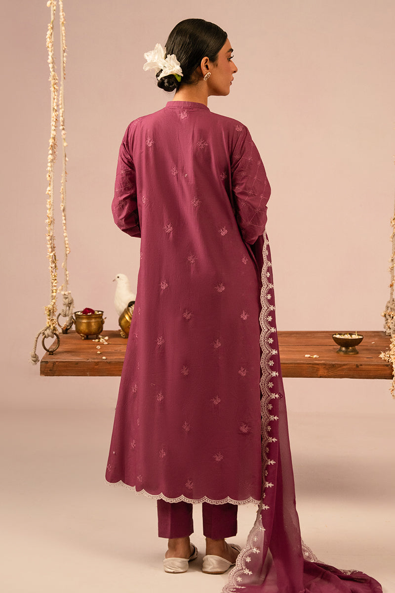 Cross Stitch | Mahiri Embroidered Collection 24 | VIOLET QUARTZ -  Cross Stitch Luxury - Original Designer Dress - House of Maryam