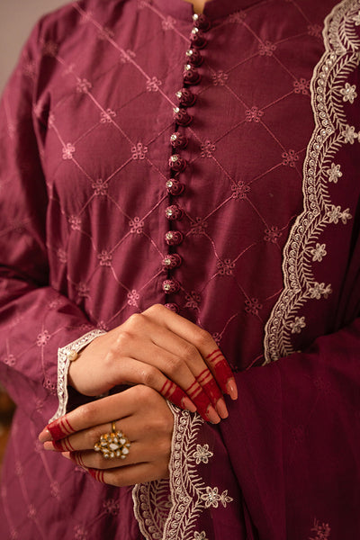 Cross Stitch | Mahiri Embroidered Collection 24 | VIOLET QUARTZ -  Cross Stitch Luxury - Original Designer Dress - House of Maryam