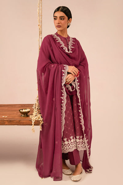 Cross Stitch | Mahiri Embroidered Collection 24 | VIOLET QUARTZ -  Cross Stitch Luxury - Original Designer Dress - House of Maryam