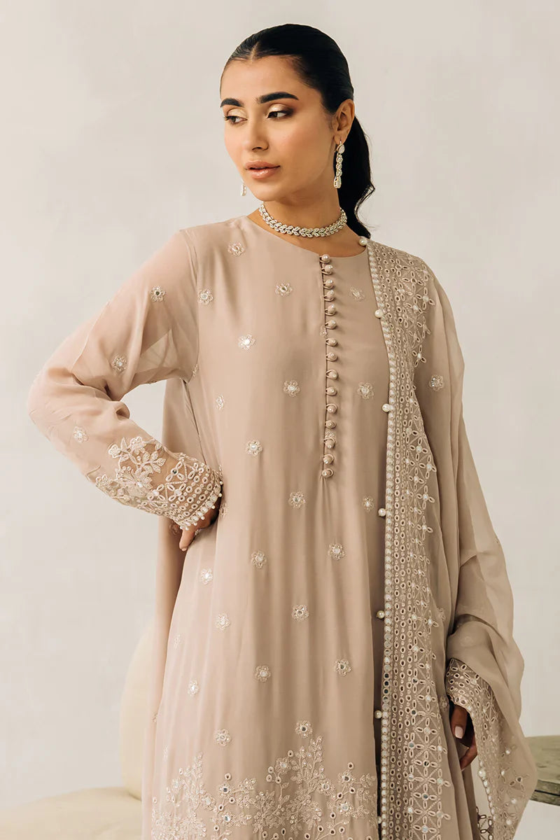 Cross Stitch | Luxe Atelier 24 | Maple Brown by Designer Cross Stitch - House of Maryam - Pakistani Designer Ethnic Wear in {{ shop.shopifyCountryName }}