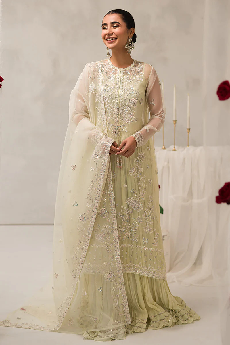 Cross Stitch | Luxe Atelier 24 | Pearl Mist -  Cross Stitch Luxury - Original Designer Dress - House of Maryam