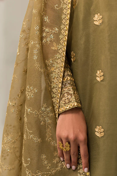 Cross Stitch | Luxe Atelier 24 | Olive Gleam -  Cross Stitch Luxury - Original Designer Dress - House of Maryam