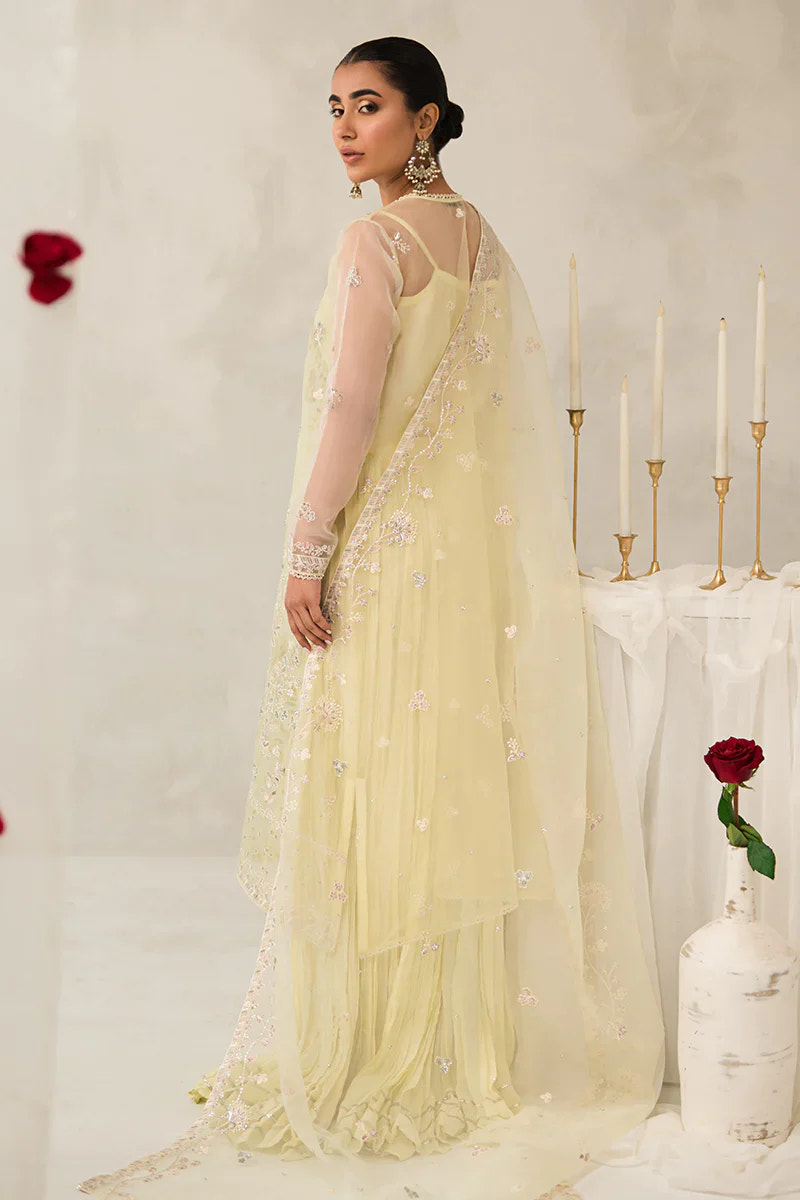 Cross Stitch | Luxe Atelier 24 | Pearl Mist -  Cross Stitch Luxury - Original Designer Dress - House of Maryam