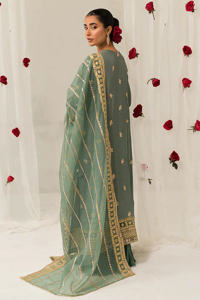 Cross Stitch | Luxe Atelier 24 | Garland Sage -  Cross Stitch Luxury - Original Designer Dress - House of Maryam