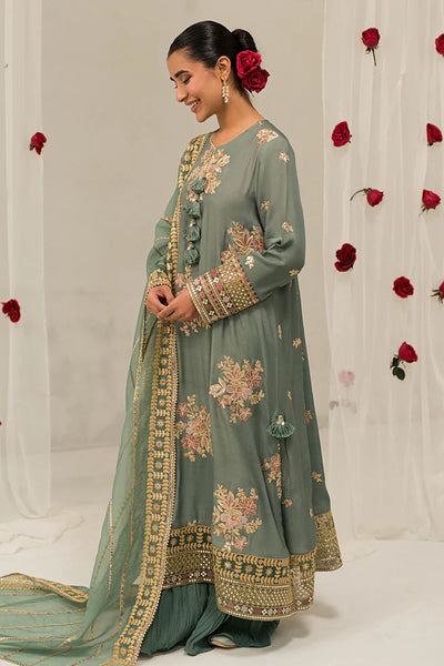 Cross Stitch | Luxe Atelier 24 | Garland Sage -  Cross Stitch Luxury - Original Designer Dress - House of Maryam