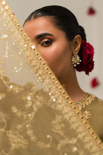 Cross Stitch | Luxe Atelier 24 | Olive Gleam -  Cross Stitch Luxury - Original Designer Dress - House of Maryam
