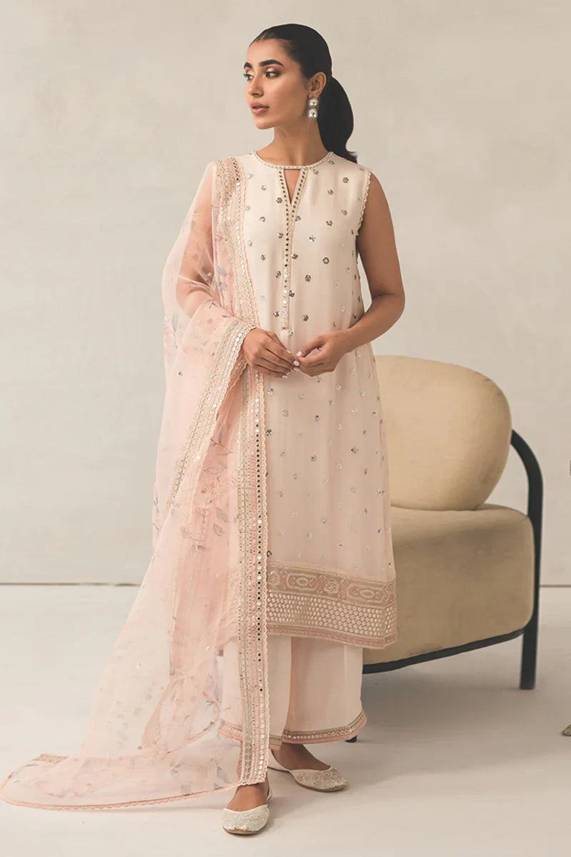 Cross Stitch | Luxe Atelier 24 | Pink Hue by Designer Cross Stitch - House of Maryam - Pakistani Designer Ethnic Wear in {{ shop.shopifyCountryName }}