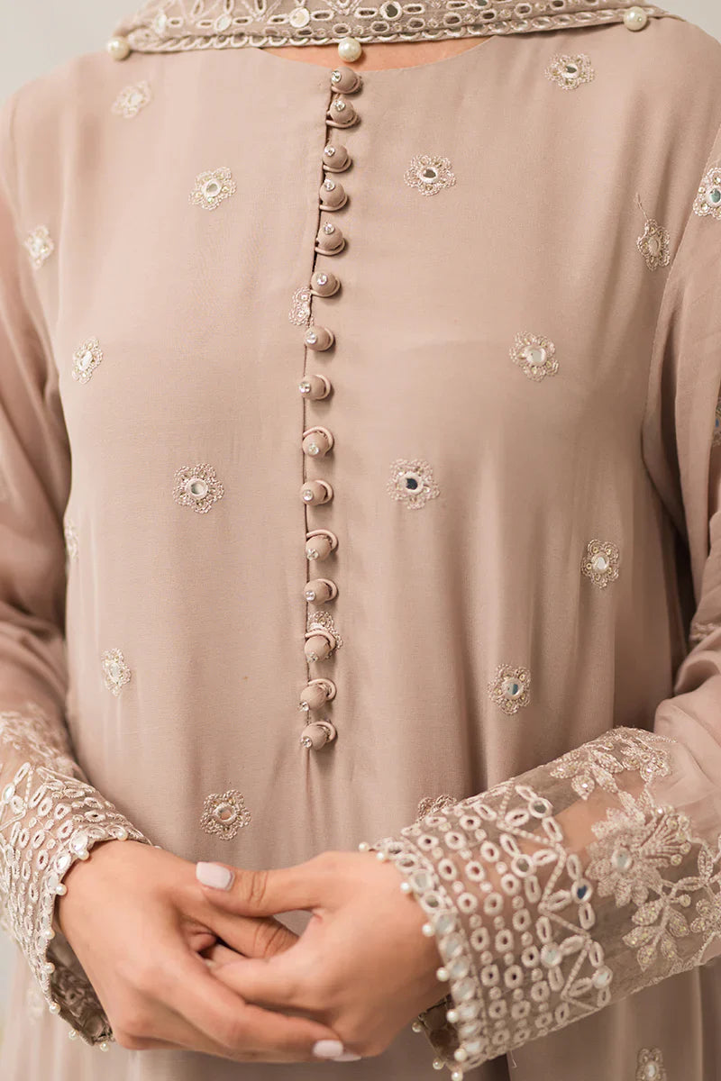 Cross Stitch | Luxe Atelier 24 | Maple Brown -  Cross Stitch Luxury - Original Designer Dress - House of Maryam