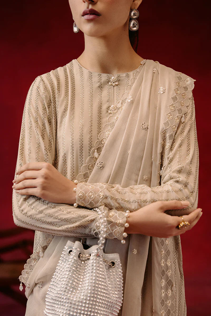Cross Stitch | Luxe Atelier 24 | Primrose Ash -  Cross Stitch Luxury - Original Designer Dress - House of Maryam