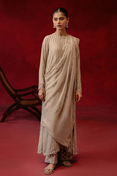 Cross Stitch | Luxe Atelier 24 | Primrose Ash -  Cross Stitch Luxury - Original Designer Dress - House of Maryam