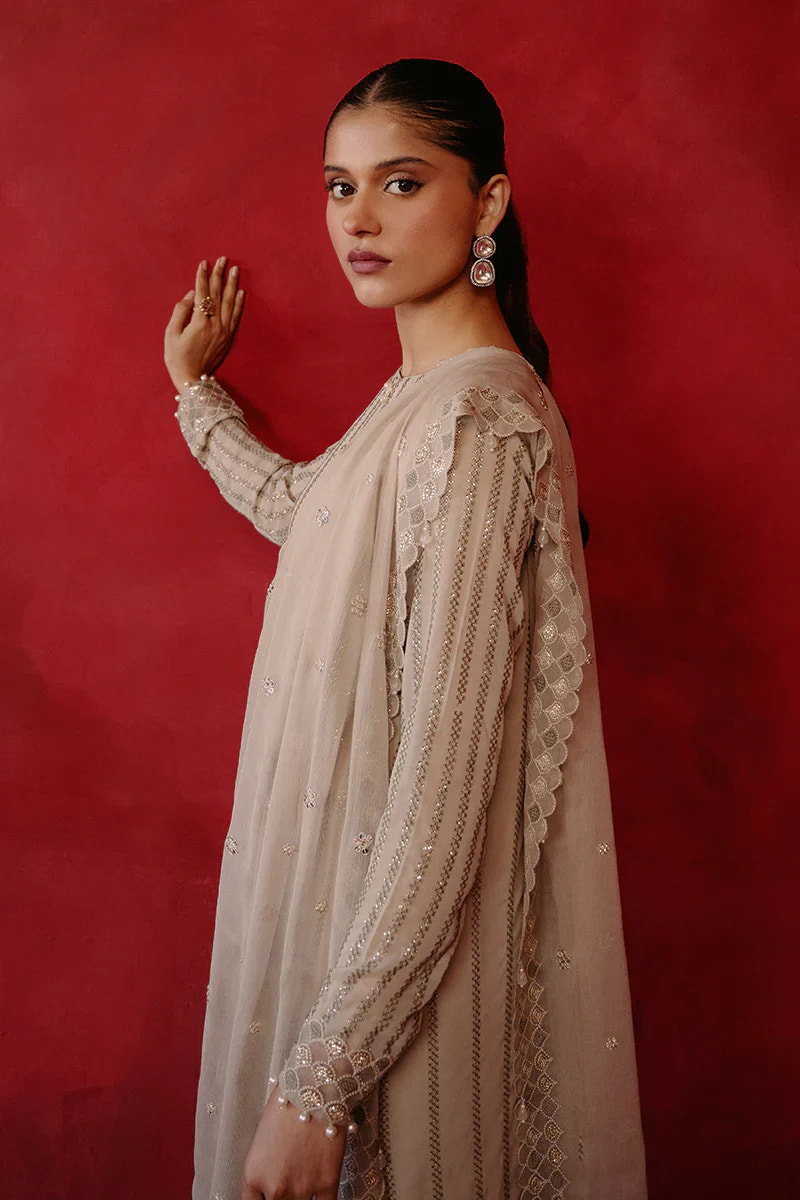 Cross Stitch | Luxe Atelier 24 | Primrose Ash -  Cross Stitch Luxury - Original Designer Dress - House of Maryam