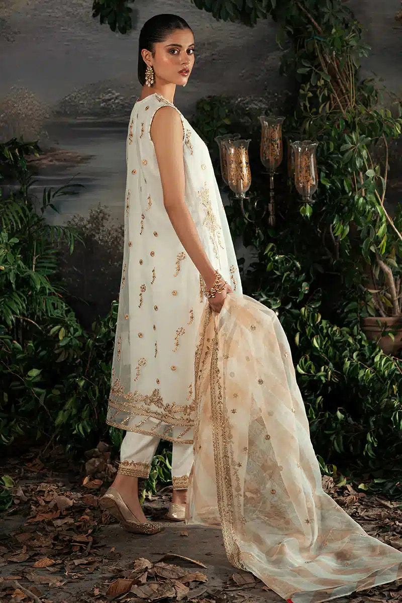 Cross Stitch | Luxe Atelier 23 | BLOOMING IRENE -  Cross Stitch Formal - Original Designer Dress - House of Maryam