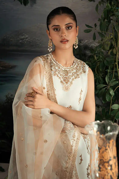 Cross Stitch | Luxe Atelier 23 | BLOOMING IRENE -  Cross Stitch Formal - Original Designer Dress - House of Maryam