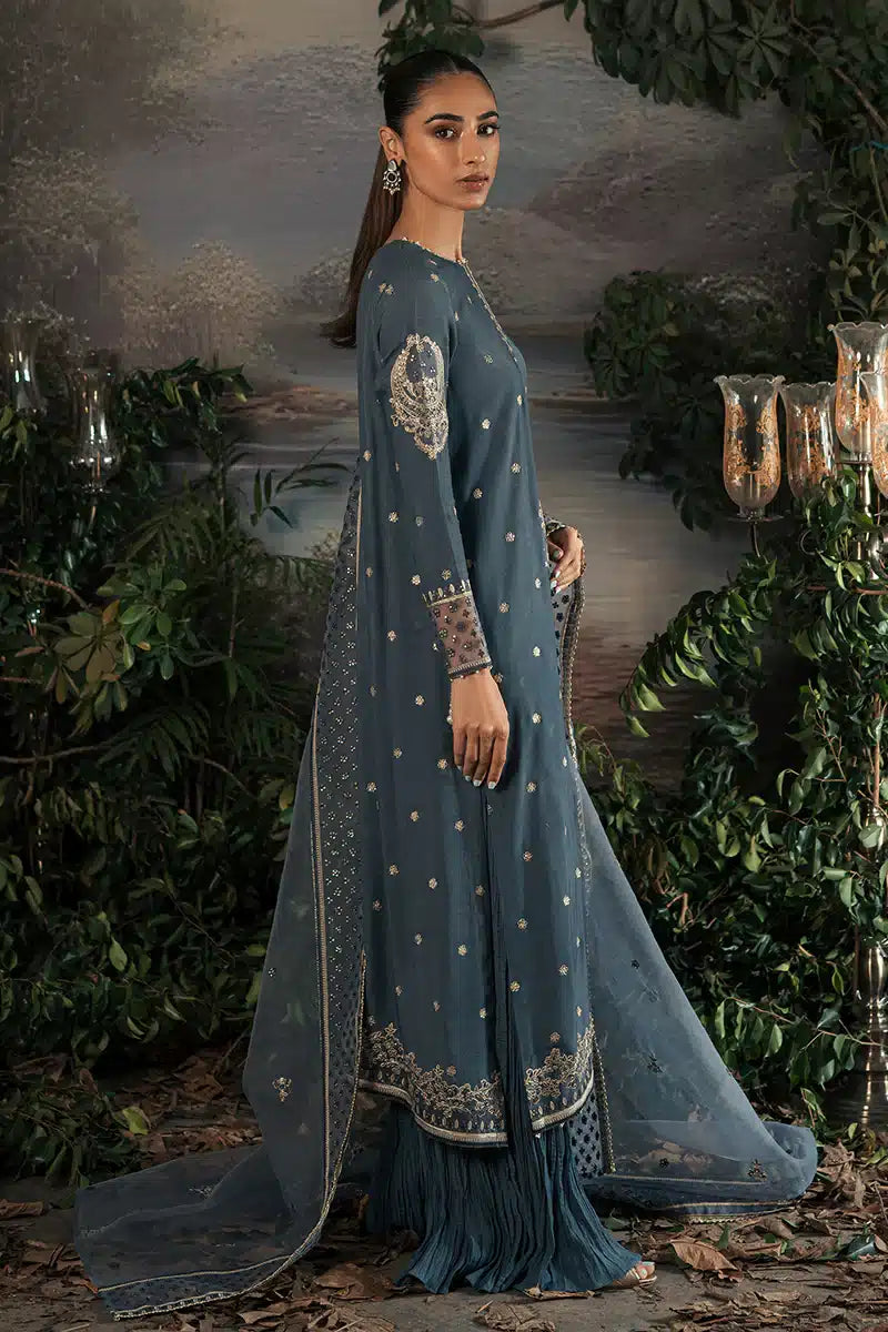 Cross Stitch | Luxe Atelier 23 | ETHNIC SUEDE -  Cross Stitch Formal - Original Designer Dress - House of Maryam