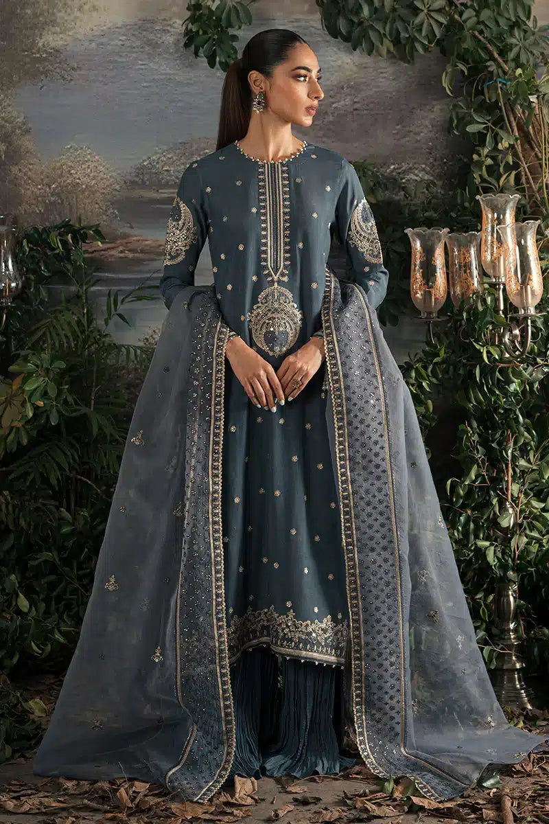 Cross Stitch | Luxe Atelier 23 | ETHNIC SUEDE -  Cross Stitch Formal - Original Designer Dress - House of Maryam