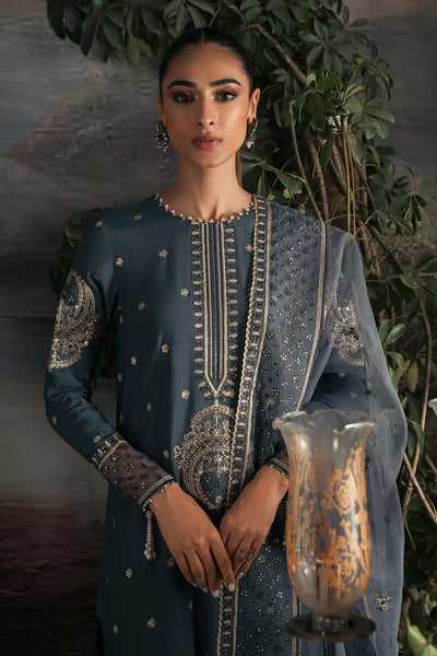 Cross Stitch | Luxe Atelier 23 | ETHNIC SUEDE -  Cross Stitch Formal - Original Designer Dress - House of Maryam