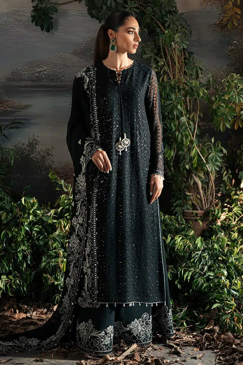 Cross Stitch | Luxe Atelier 23 | ONYX ZEST by Designer Cross Stitch - House of Maryam - Pakistani Designer Ethnic Wear in {{ shop.shopifyCountryName }}