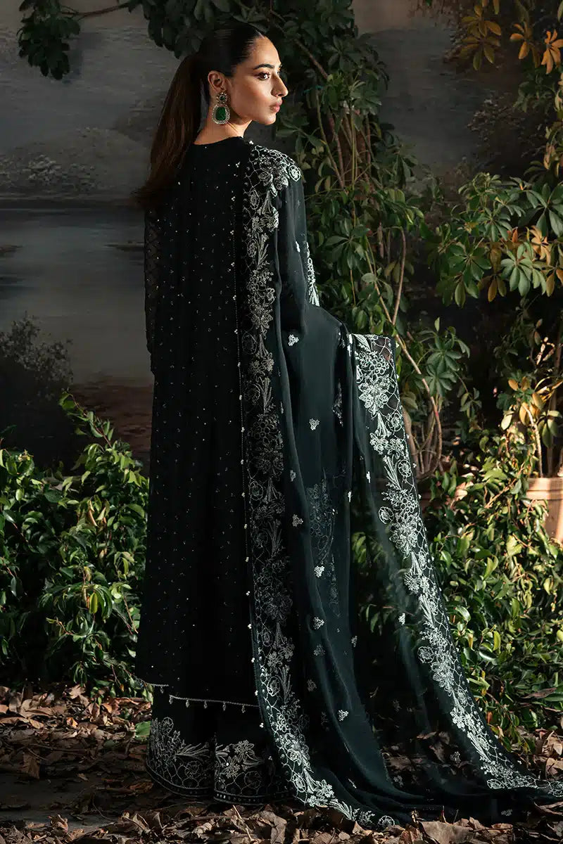 Cross Stitch | Luxe Atelier 23 | ONYX ZEST by Designer Cross Stitch - House of Maryam - Pakistani Designer Ethnic Wear in {{ shop.shopifyCountryName }}